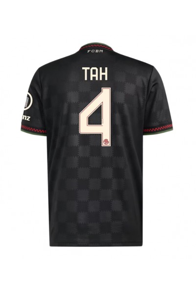 Bayern Munich Jonathan Tah #4 Jalkapallovaatteet Kolmaspaita 2025-26 Lyhythihainen Bayern Munich Jonathan Tah #4 Jalkapallovaatteet Kolmaspaita 2025-26 Lyhythihainen